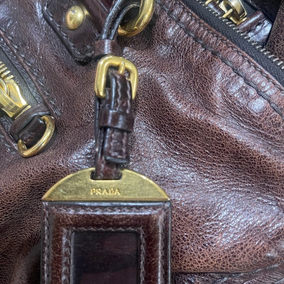 100% Authentic Prada X Large Leather Tote Bag - Picture 6 of 11